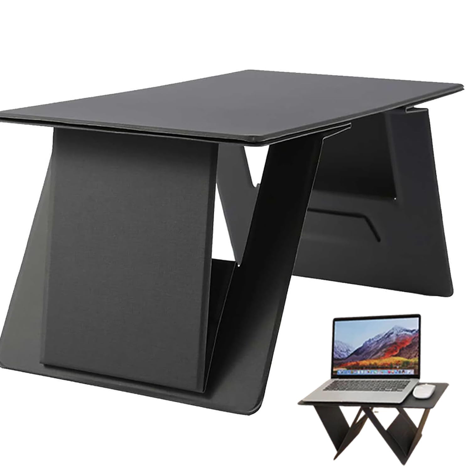 

Hopeholic Складной автомобильный столик для и Задний Компьютер Авто Легко Регулируемый Сон в Офисе Черный Водитель, Пассажир, Сиденья, Столик, Столик, чёрный