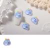 Pig Bears Animal Nail Rhinestones Cartoon Nail Drills Cartoon Nail Decorations 3D Nail Jewelry