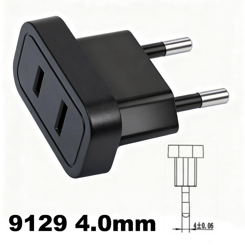 1Pcs Usa Japan To South Korea Russia Europe European Regulation Charge Converter 2.5A Us To Eu Plug Outlet Power Socket Adapter