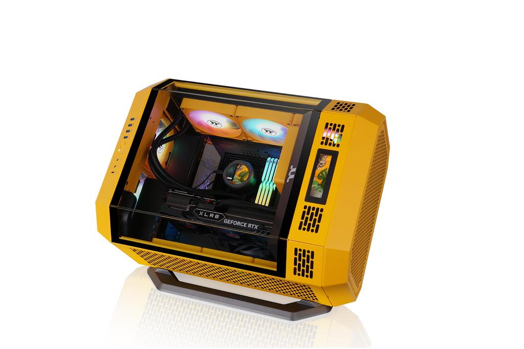 Thermaltake Chassis Stand Kit for The Tower 600 Horizontal Stand and Bottom Cover Kit Bumblebee/ABS+PC, (AC-076-ON4NAN-A1, CS9270)