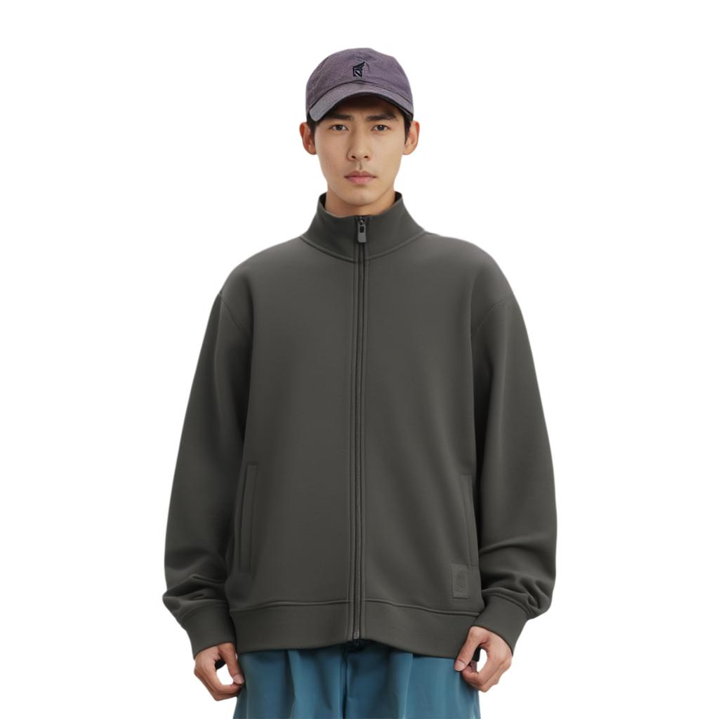 Li Ning Sports Trendy Collection Sweatshirt Men's Obsidian Gray AWDU847-3