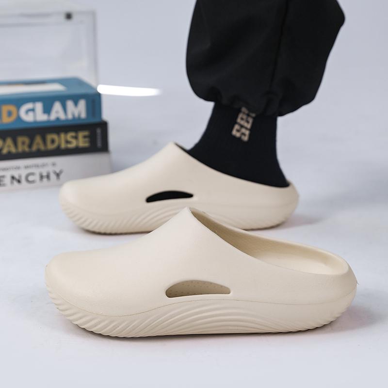 Fashion Eva Men Slippers WaterProof Non slip Chef Shoes Breathable Slip on Home Casual Slippers Lightweight Beach Sandals Garden Clogs
