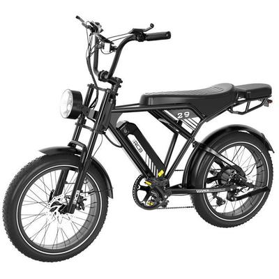 Rower Elektryczny - RCB - RK29 - 48V 13Ah - 250W - 20x4.0 cala - Zasięg 60 km