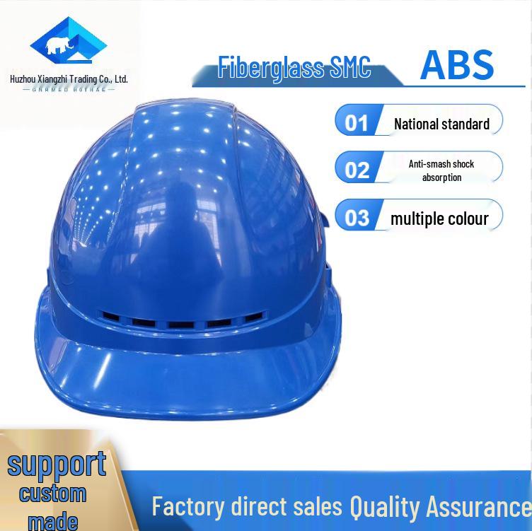 European Standard Breathable Fiberglass Safety Helmet for Construction Site with National Standard Protection European Standard белый