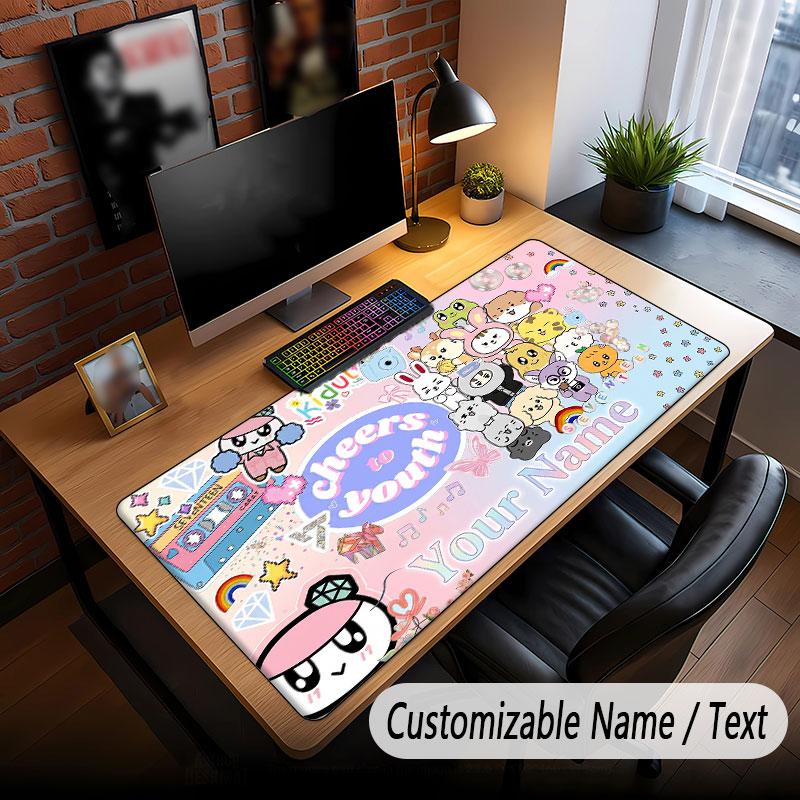 Custom Name Extended Mouse Pad,SEVENTEEN Gaming Desk Mat For Home Office Desktop Decor
