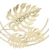 iron Golden Wall Hanging 9.06 in Iron Wall Art Metal Leaf Wall Decor  Cafe Wall Layout