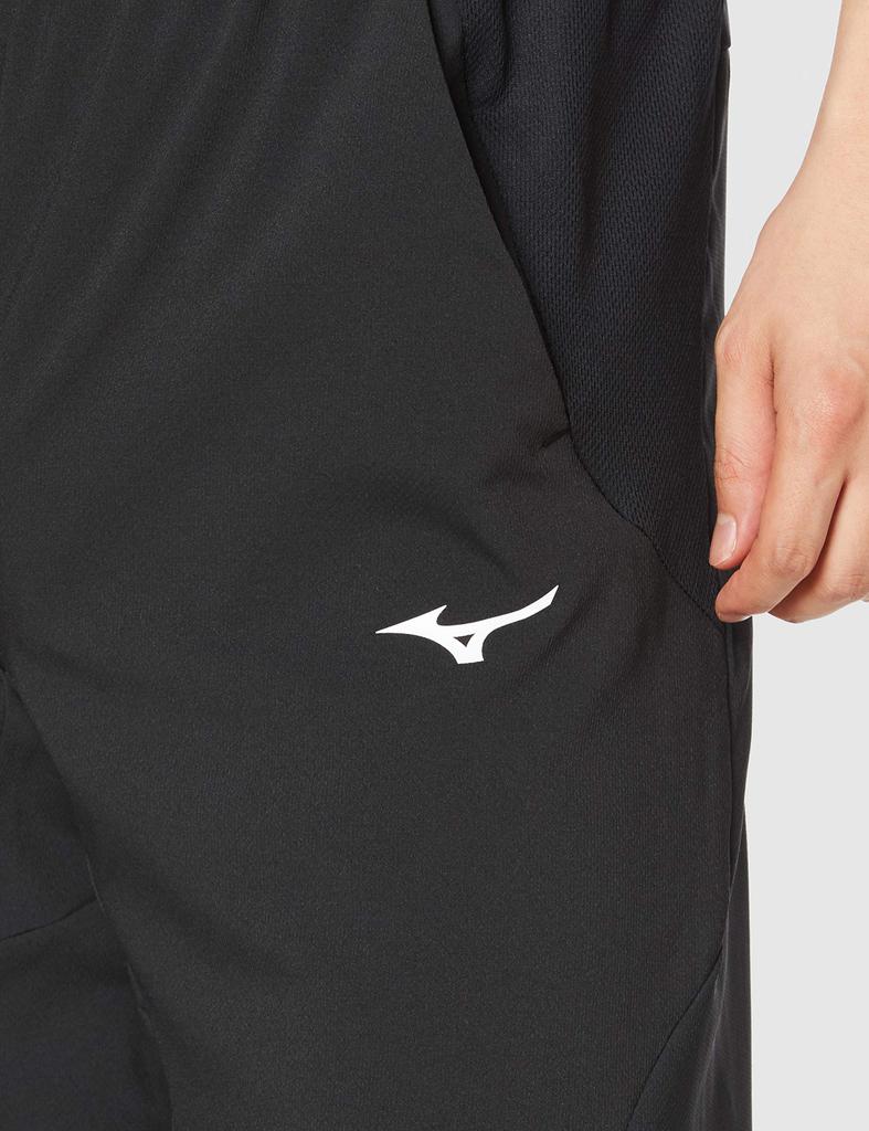 Mizuno Tennis Training Cross Size S Size 3/4 Pants, 62JD0003, Black, (Japan S)