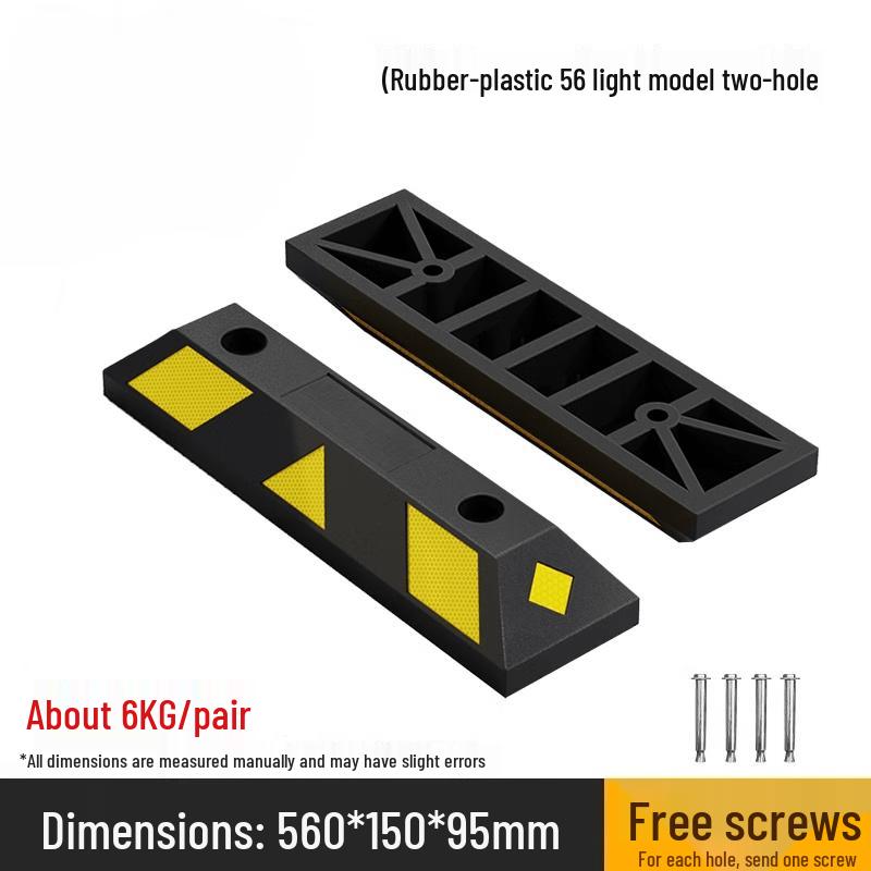 Yaoqing Rubber-Plastic Car Wheel Stopper Pair