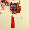 Year of The Horse Mascot Pony Tassel Pendant Embroidery Horse Hanging Decor  Collectible