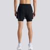 Salomon Pl Rn Short 2 In 1 Comfortable Mid Waist Elastic Running Shorts Men shorts Deep-Black LC3080300
