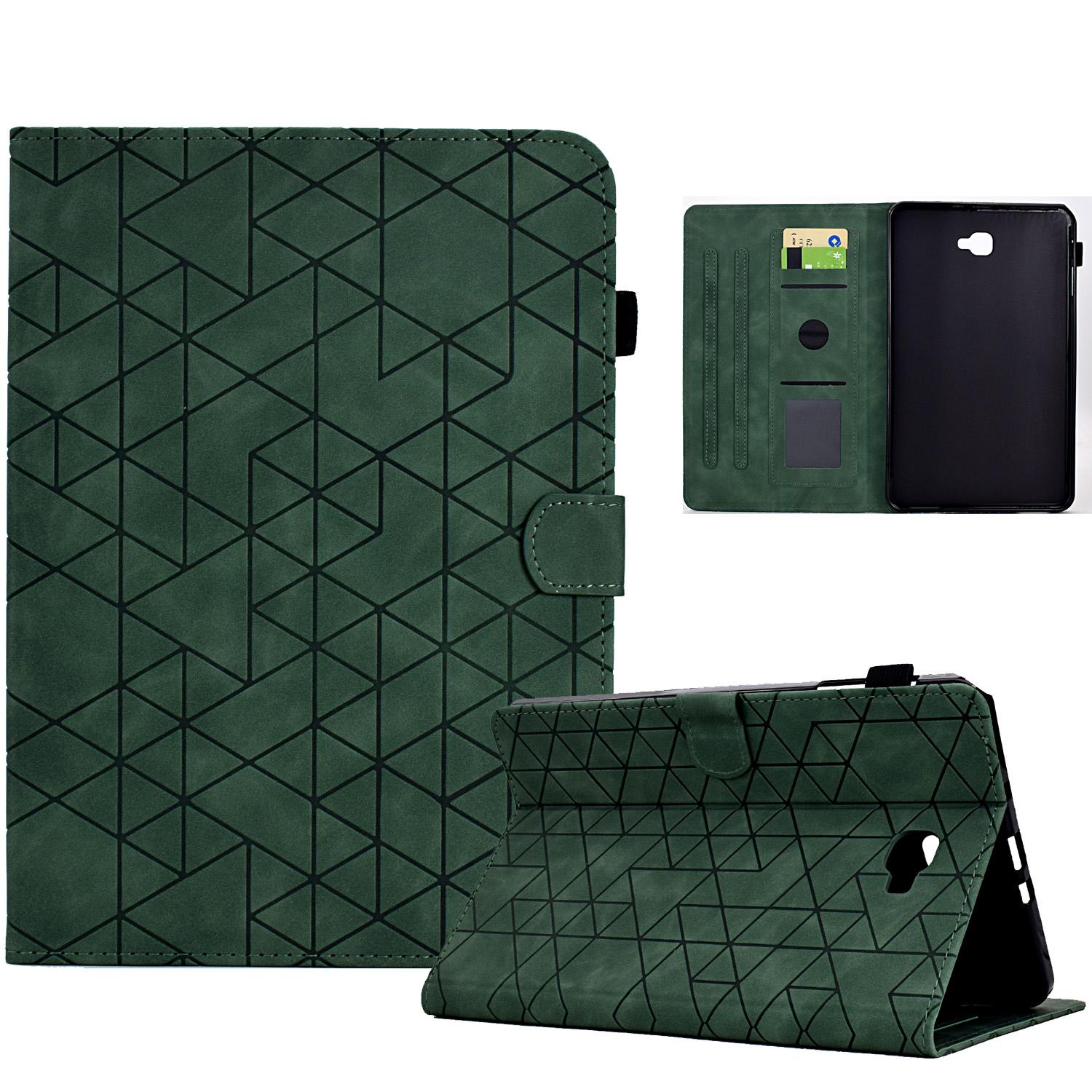 

Чохол-книжка з шкіри для Samsung Galaxy T580 T585 T870 T875 T500 T505 T507 S6 Lite 10.4 P610 P615 A7 Lite A8 2021 X200 Tab S6Lite 10.4 зелений