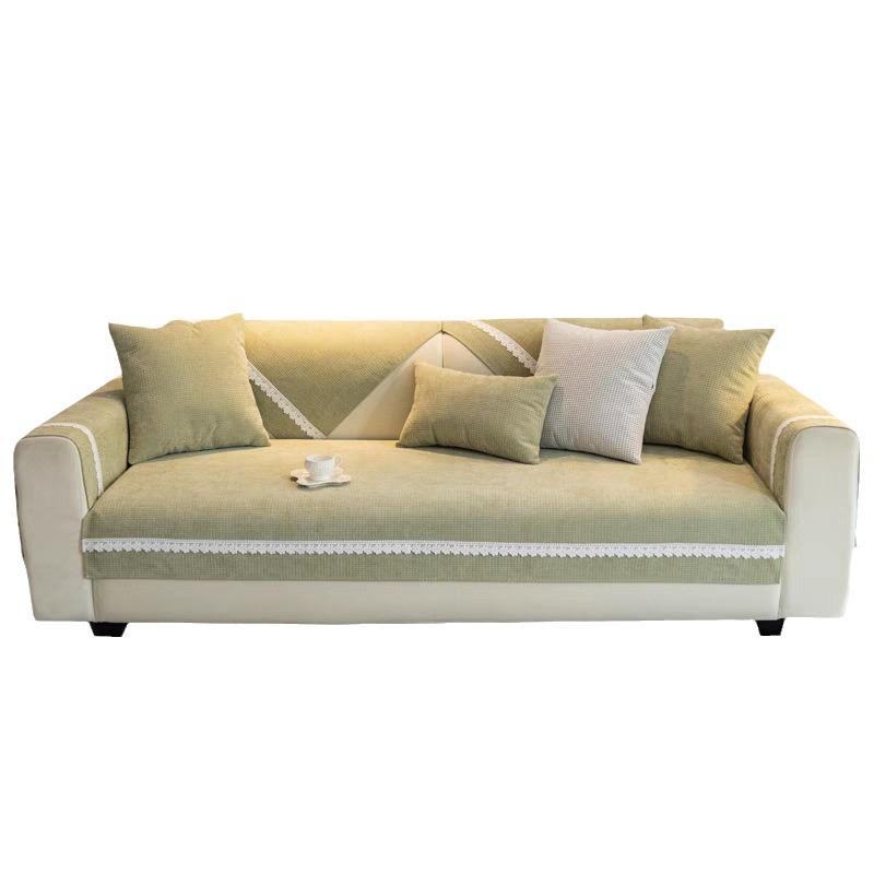 Chenille Sofa Cushions, Thickened And Non-Slip, Simple Modern Sofa Seat Pads, Armrest Pads, Backrest Cushions, Sofa Covers, Sofa Wraps, Fabric Covers