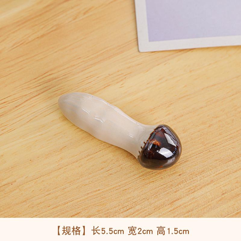 2pcs/setCeramic Vegetable Shape Chopsticks Holder Chopsticks Holder Stand Practical Fashion Kitchen Tableware Chopsticks Holders