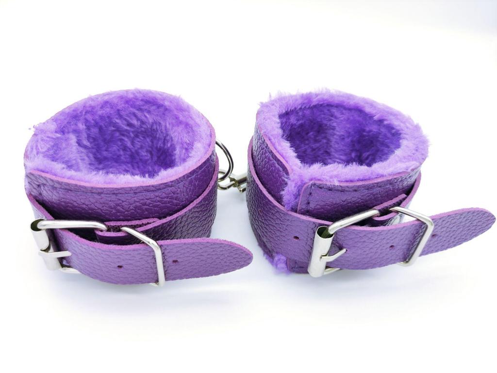 Plush Flirting Handcuffs: Bondage Adult Toys for Couples