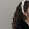 Advanced Plaid Bow Headband for Women - Fashionable Sponge Hair Accessory