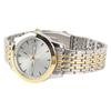 Quartz Men Watch Commercial Dual Date Stylish Classic Quartz Stainless Steel Dress Watch Gold and