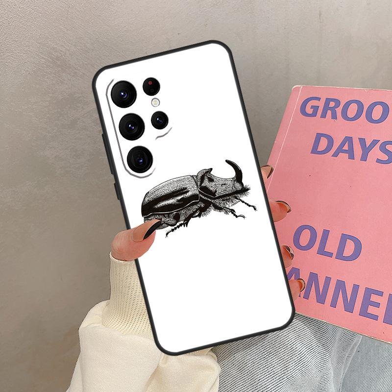 Beetles Insects Case For Samsung Galaxy S23 Ultra S22 Plus S21 Ultra S20 FE S9 S10 Note 10 20 Ultra Cover