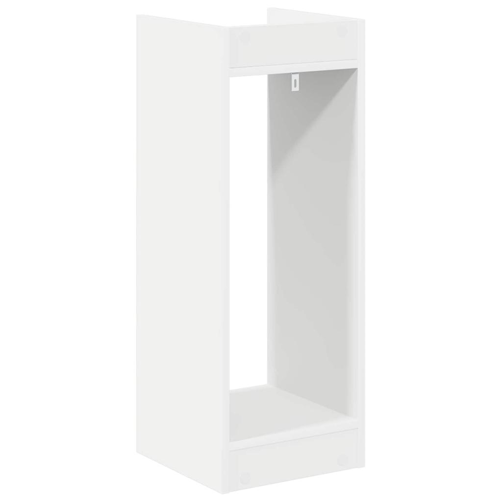 Plant Stand with Shelf White 30 x 30 x 80 cm Engineered Wood