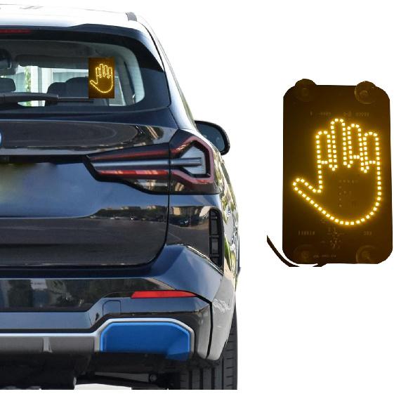 LED Middle Finger Sign For Car, Truck, Thank You Lights, Thumb Up Down Light, Cool Car Interior Light To Express Yourself, Cool Funny Car Accessories