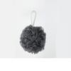 Premium Enlarged Durable Bath Ball - Soft, Solid Color, Non-Dispersing Foaming Net for Effective Back Rubbing and Bathing