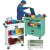 TRUSCO Tool Wagon 600 X 400 X H880 with Drawer and Door W NTS-503N-W