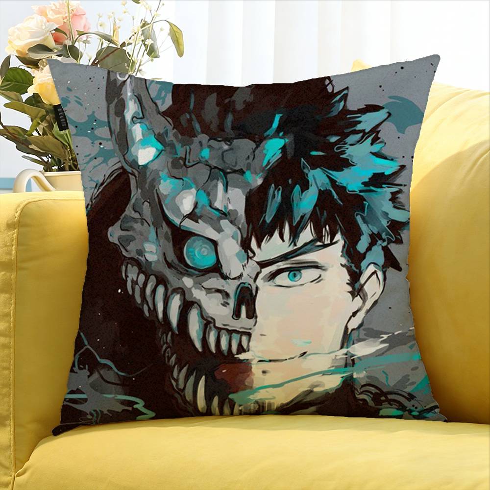 KKaiju No World Various Sizes Square Pillow Case For Car Home Bedchamber Decor
