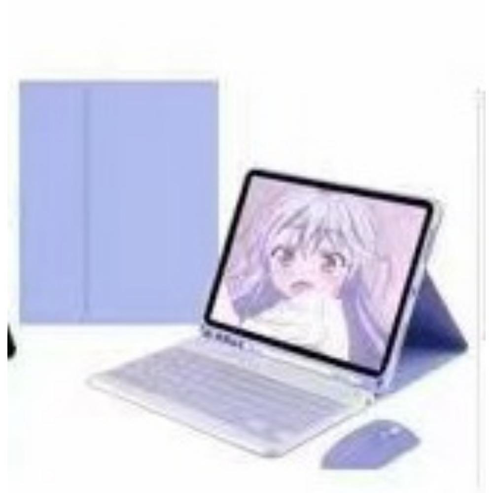 Bluetooth Keyboard Case for iPad 10 2024 Pro 11 Air 6 Premium Leather Cover with Wireless Typing