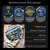 Poedagar 972 Luxury Men Watch Quartz Movement Stainless Steel Waterproof Luminous Casual Business Fashion Wristwatch