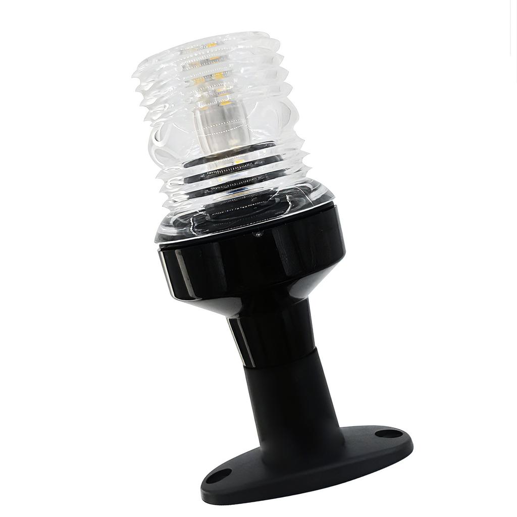 Marine Navigationslicht 360 Grad Abdeckung LED Lampe 54x128mm Weiß Geeignet für Schiffe Boote Kunststoff Einfache Installation