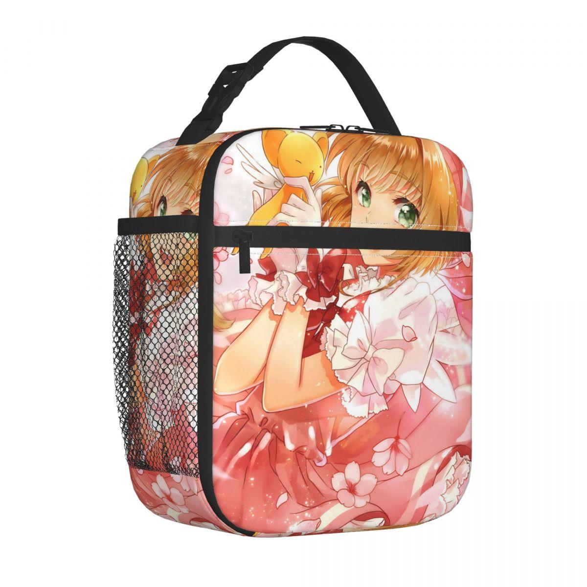 Lunch Box Anime Cardcaptor Sakura Merch Storage Food Box New Arrival Thermal Cooler Bento Box For Outdoor One Size