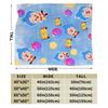 Payaso P-Plims Cartoon Music Knitted Blanket Fleece  Soft Throw Blankets For Car Sofa Couch Bedroom Quilt