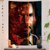 Classic Movie John Wick Quote Colorful Tapestry Wall Hanging Bohemian Wall Tapestries Mandala Wall Hanging Sheets