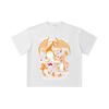 260 GSM Double Yarn 32 Count 100% Cotton Pokemon V19 Charmander Print Unisex Heavy Cotton T Shirt