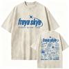 Freya Skye Stars Align Tour 2026 Vintage Washed T Shirt Unisex Unisexs Fashion Oversized Cotton Tshirt Aesthetic Clothing Tshirts