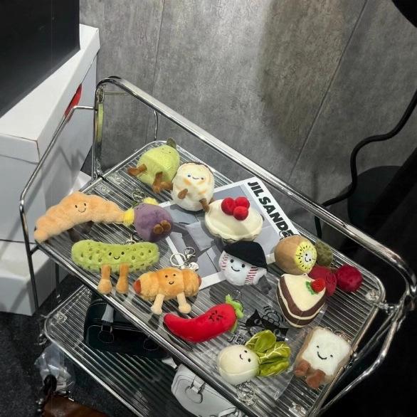 Kolekce plyšových klíčenek ve stylu Jellycat: Roztomilá panenka, hračka, dárek