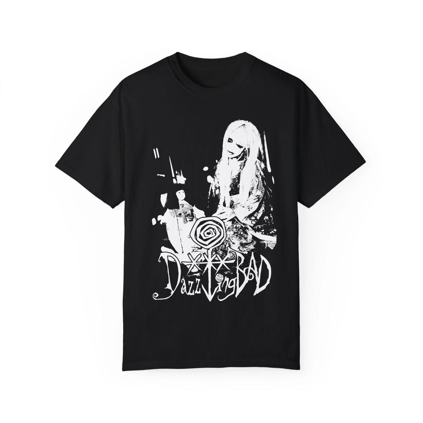 DazzlingBAD | Мерч японской группы | Visual Kei | Готическая черная футболка M