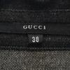 GUCCI made in Italy Denim Jacket 38 black Women Used