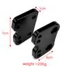 LEDISHUN Bracket for Suzuki Gixxer 250 and Gixxer Rearward Movement and Upward Movement Step-Up SF250 40-42mm 13-25mm (Black)