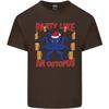 Beer Party Octopus Christmas Scuba Diving Unisexs Light Cotton TShirt
