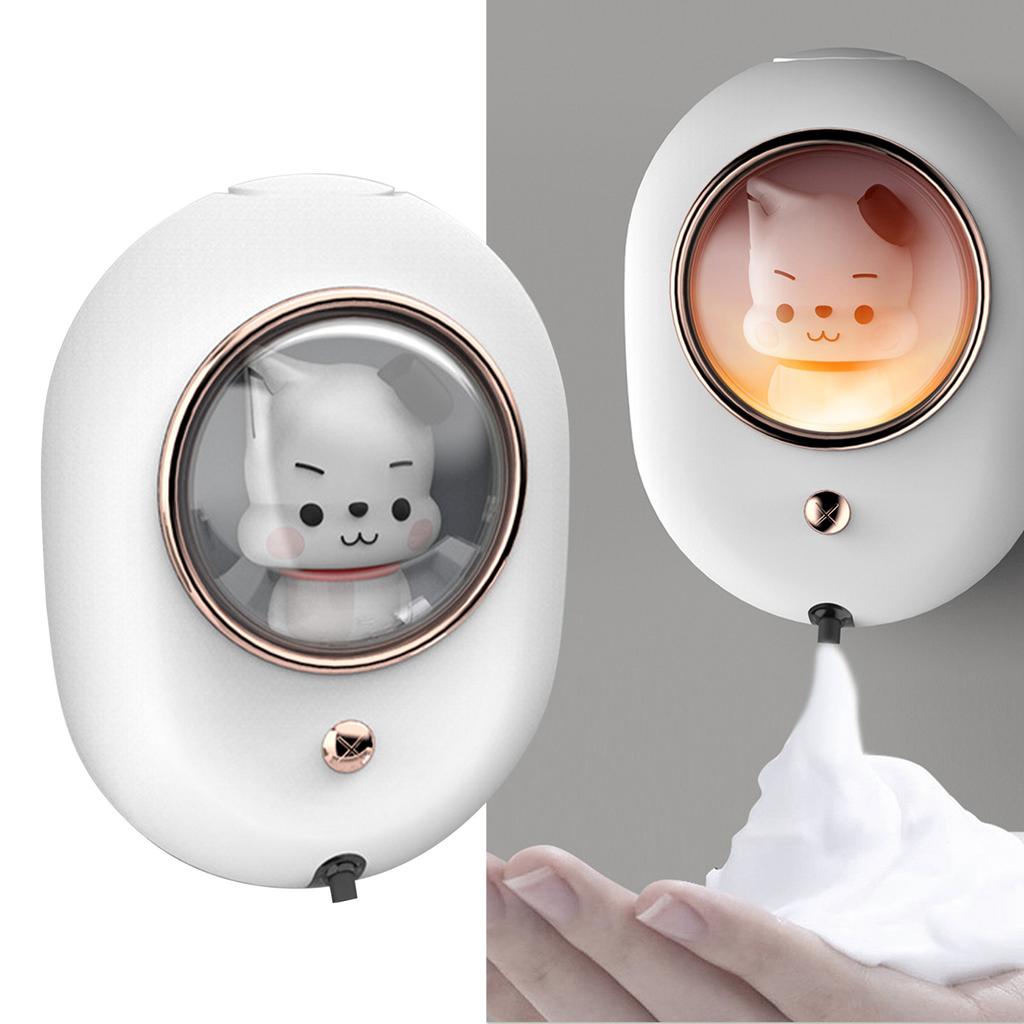 Wall Mounted Soap Dispenser Space Capsule Design Rechargeable Space Saving Wall Automatic Foaming