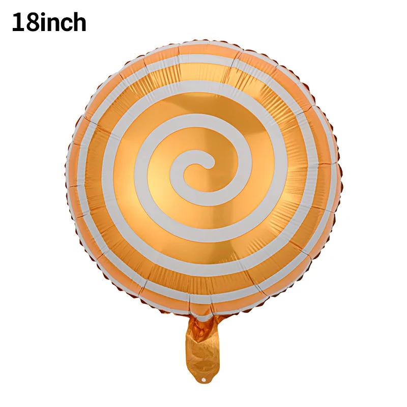 18 inch Candy Aluminum Balloon Children's Birthday Party Decoration Lollipop Aluminum Foil Balloon Kids Helium Balloon