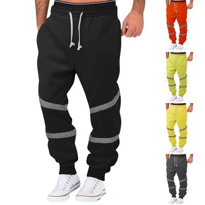 Herbst und Winter Herren Farblich passende Kordelzug Lose Hosen Lässige Sporthosen