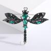 Vintage Rhinestone Dragonfly Brooches for Women Unisex Insect Pins Event Party New Gifts Backpack Decoration Clothes Accessories