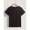 European Size Plus Size, Short Sleeve Seashell Print Crew Neck T-shirt, Summer & Spring Casual Top for Women