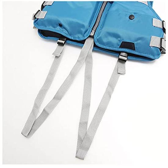 Fine Japan Junior Floating Vest Floating Vest for River and Water Activities Reflective Adjustable Mesh with Whistle FV-6116 - Kids' Fishing, Play, -