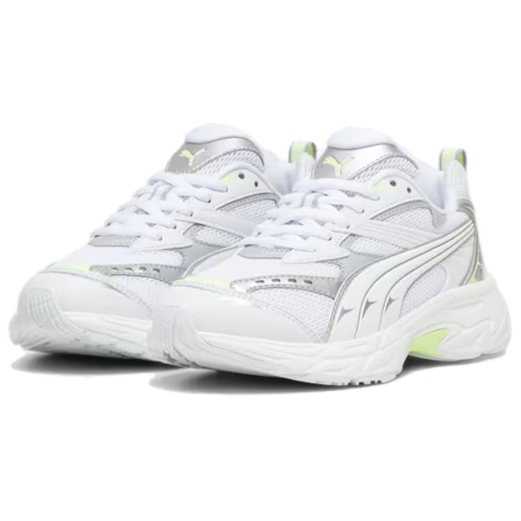 Puma Morphic Comfortable Lightweight Slip-Resistant Durable Low-Top Casual Running Shoes Unisex Sneaker Silver 392724-36
