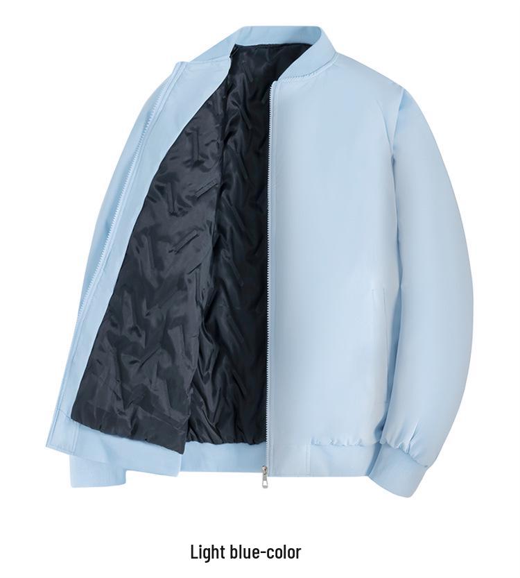 Vielseitige Baumwolljacke mit Baseballkragen für Herren - Gepolstert, warm und bequem für Herbst und Winter