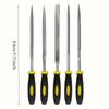 Heavy-Duty Carbon Steel File Kits | Flat, Triangular, Semi-Circular, Large Round, and Precision Needle Files with Wire Brushes