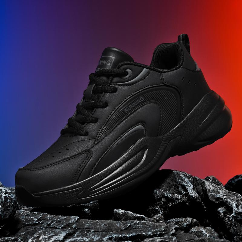 Herren Sport Laufschuhe, Outdoor Walking Weiche Freizeit Sportschuhe, Modische Designer Leder Sportschuhe, Tennis Herrenschuhe