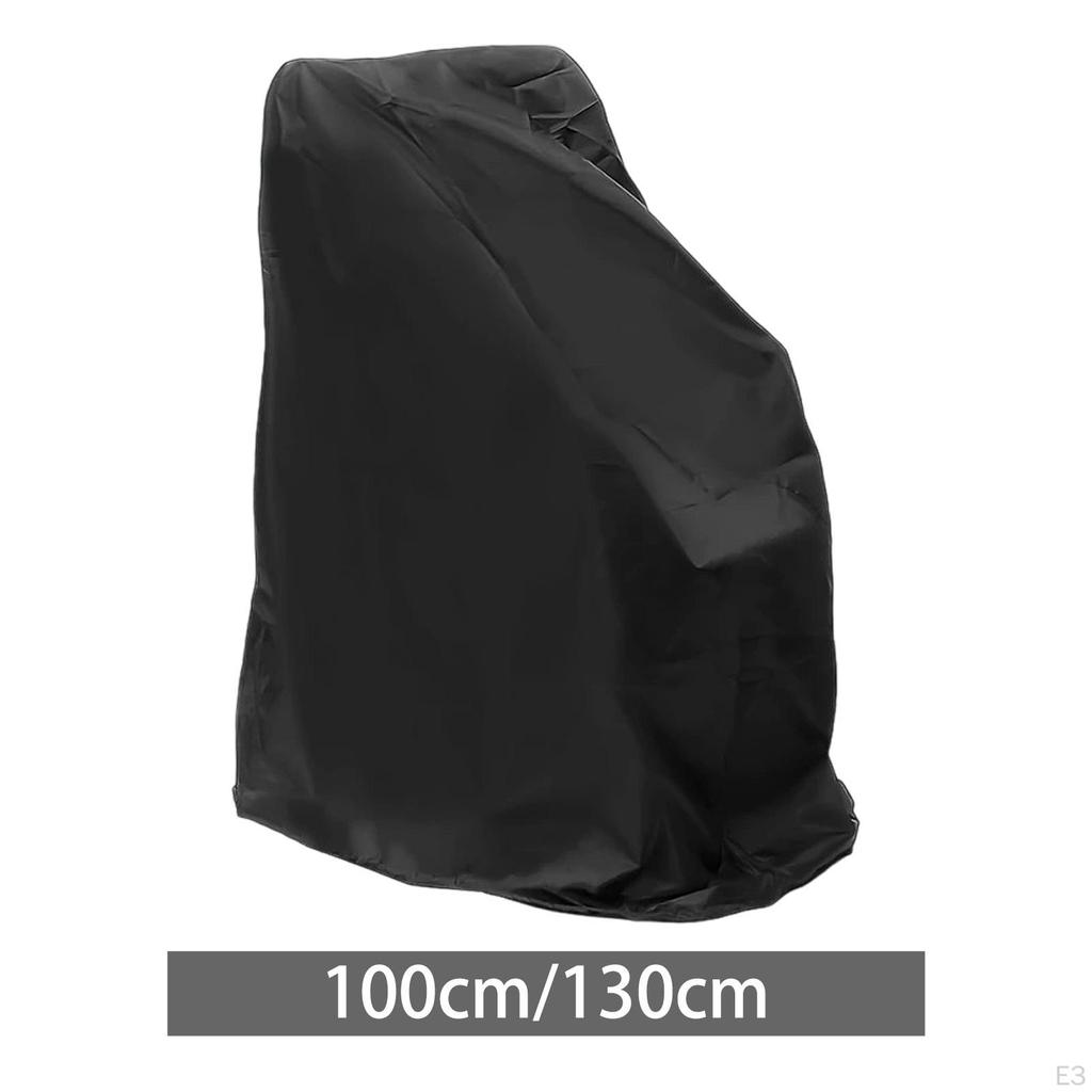 Rollstühle Abdeckung Zubehör Kordelzug Polyester Schwerlast Sonnenschutz Mobilität Schwarz